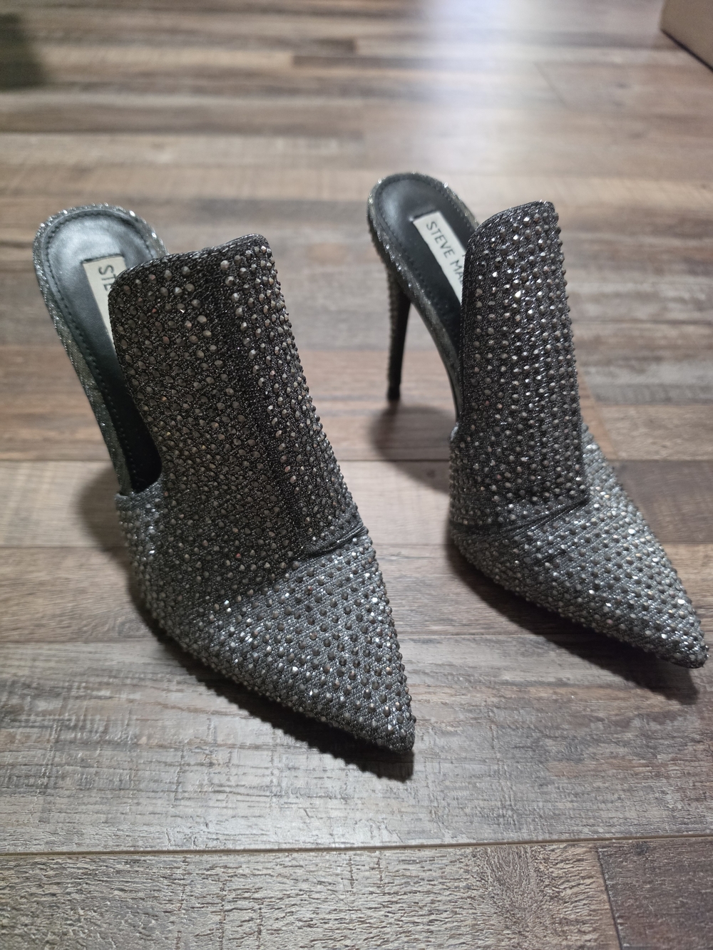 Steve Madden Sky Rhinestone Stilettos, Size 7.5
